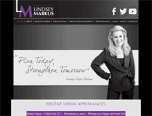 Tablet Screenshot of lindseymarkus.com